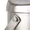 Hello Honey 1-Quart Stainless Steel Double-Wall Ice Bucket with Handle and Curved Lid, Brushed Nickel Finish